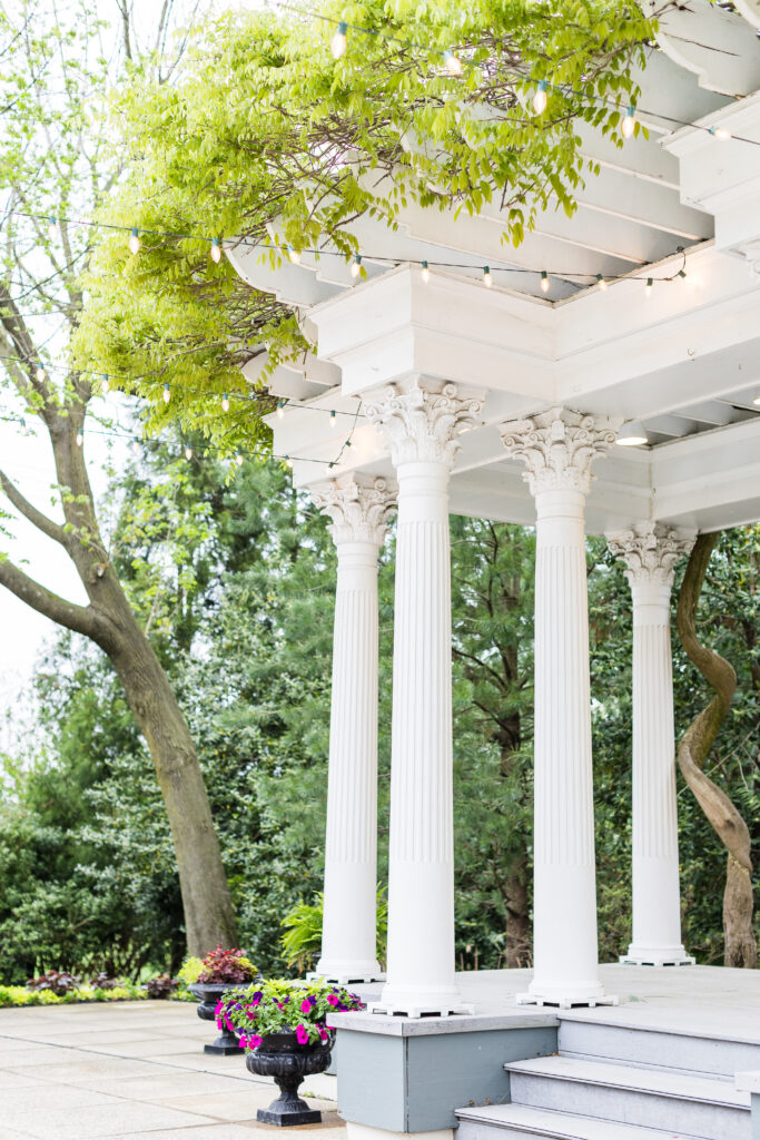 Historic Maryland wedding venue featuring elegant European-style architecture at Ceresville Mansion.