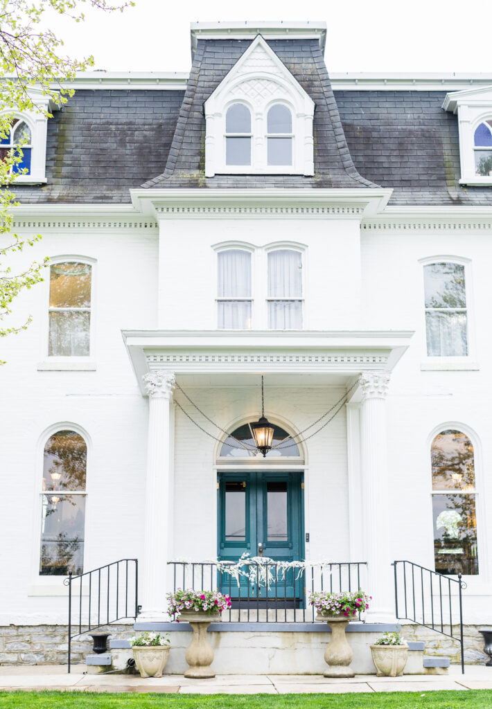 Historic Maryland wedding venue featuring elegant European-style architecture at Ceresville Mansion.