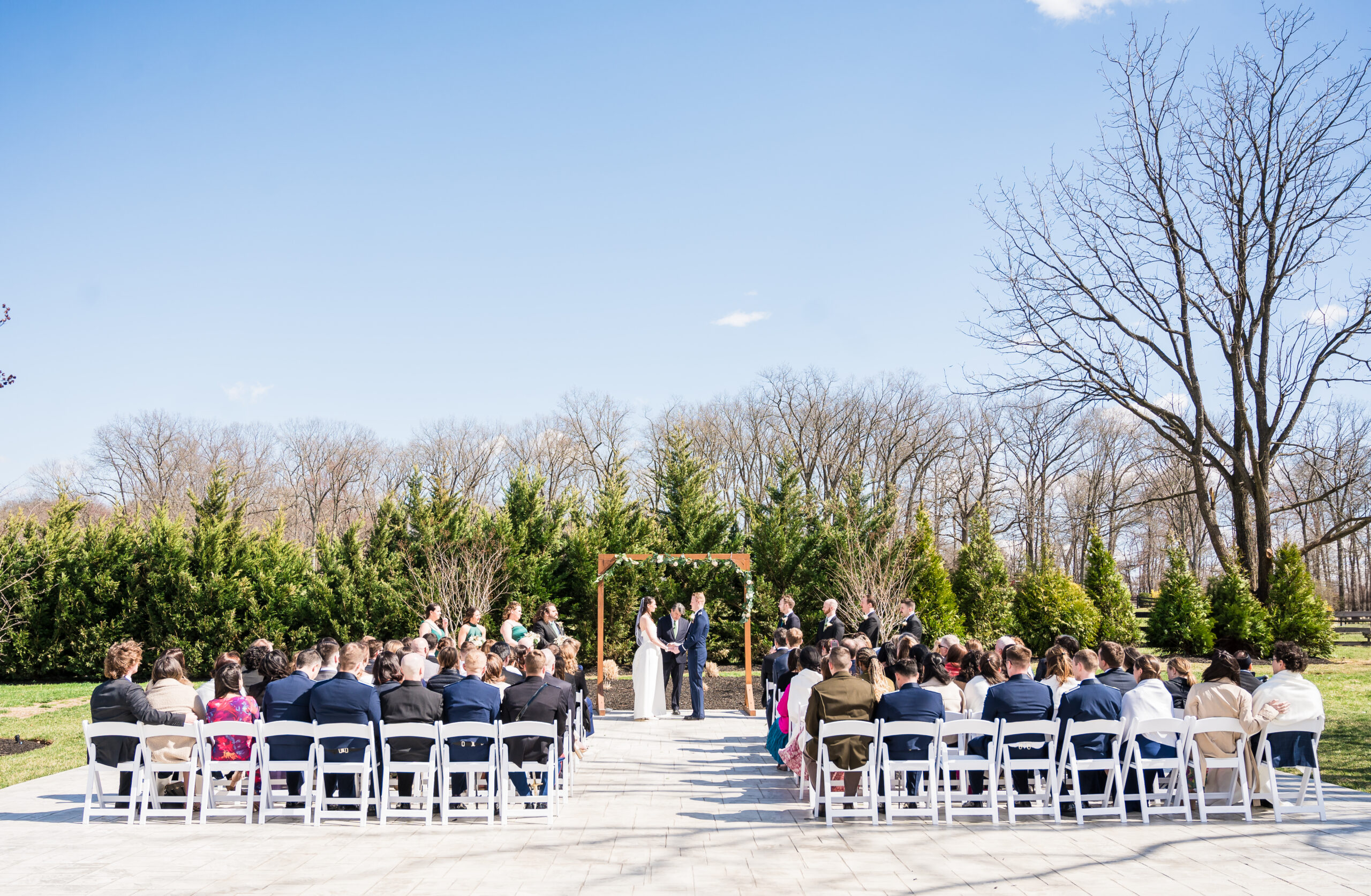 Halcyon Watson outdoor ceremony