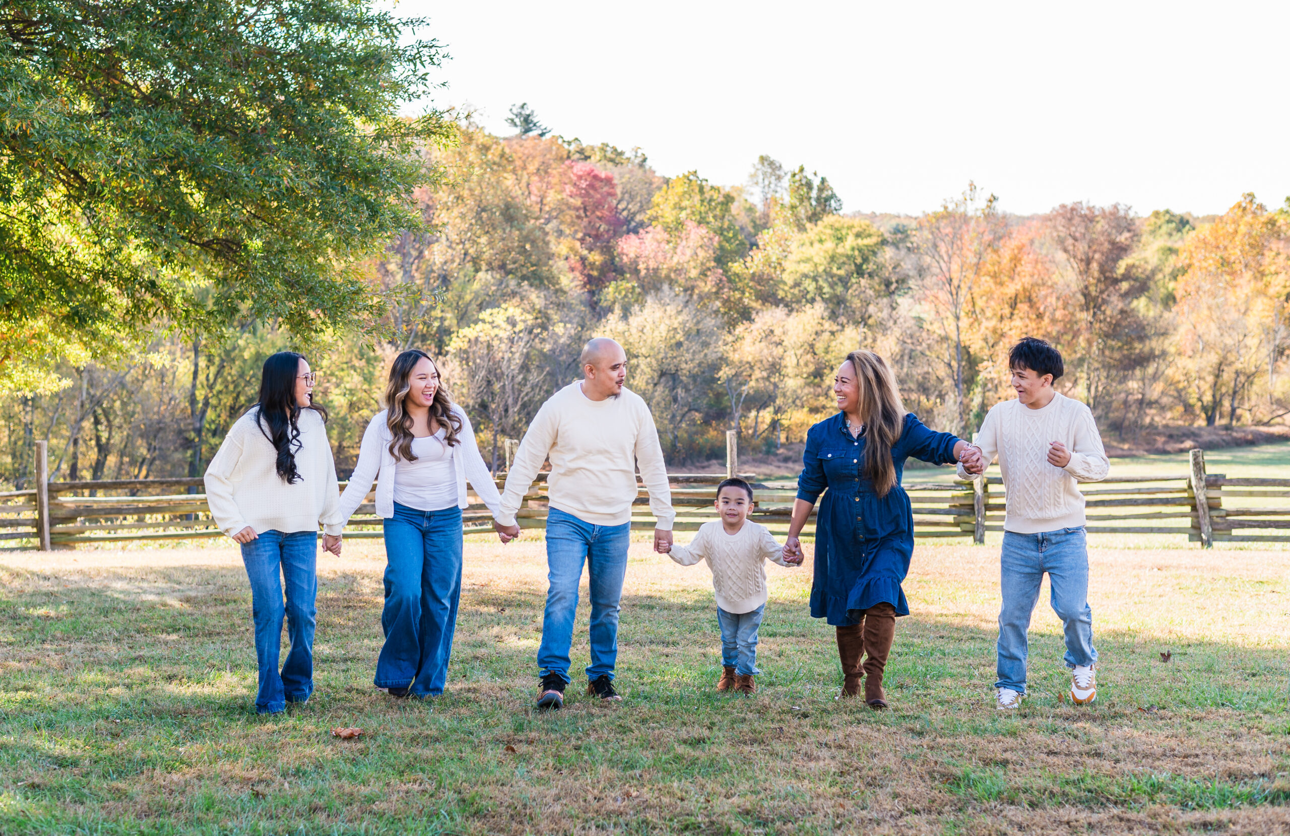 extended family session at the agricultural history farm park in derwood maryland