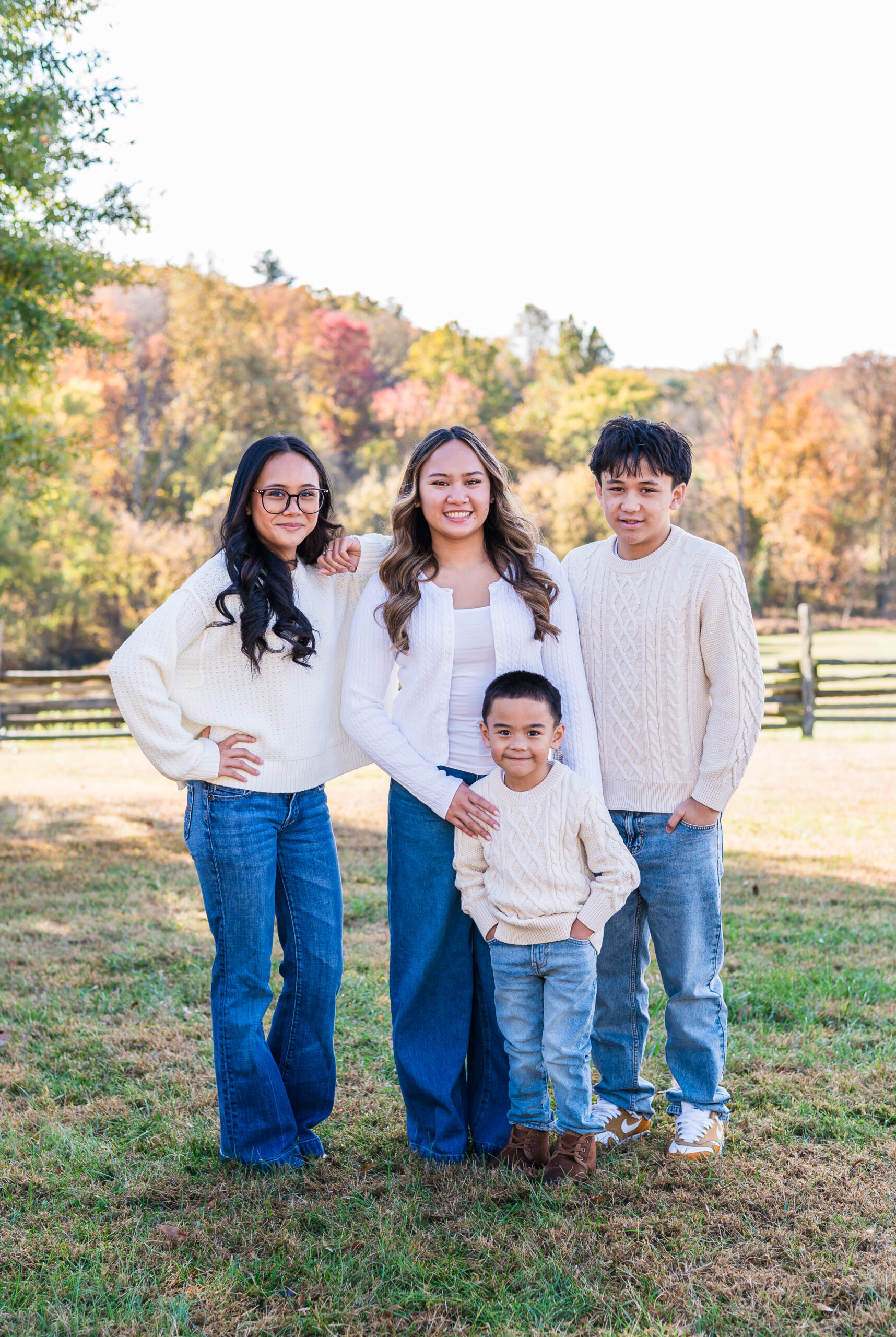 family session at the agricultural history farm park in gaithersburg maryland