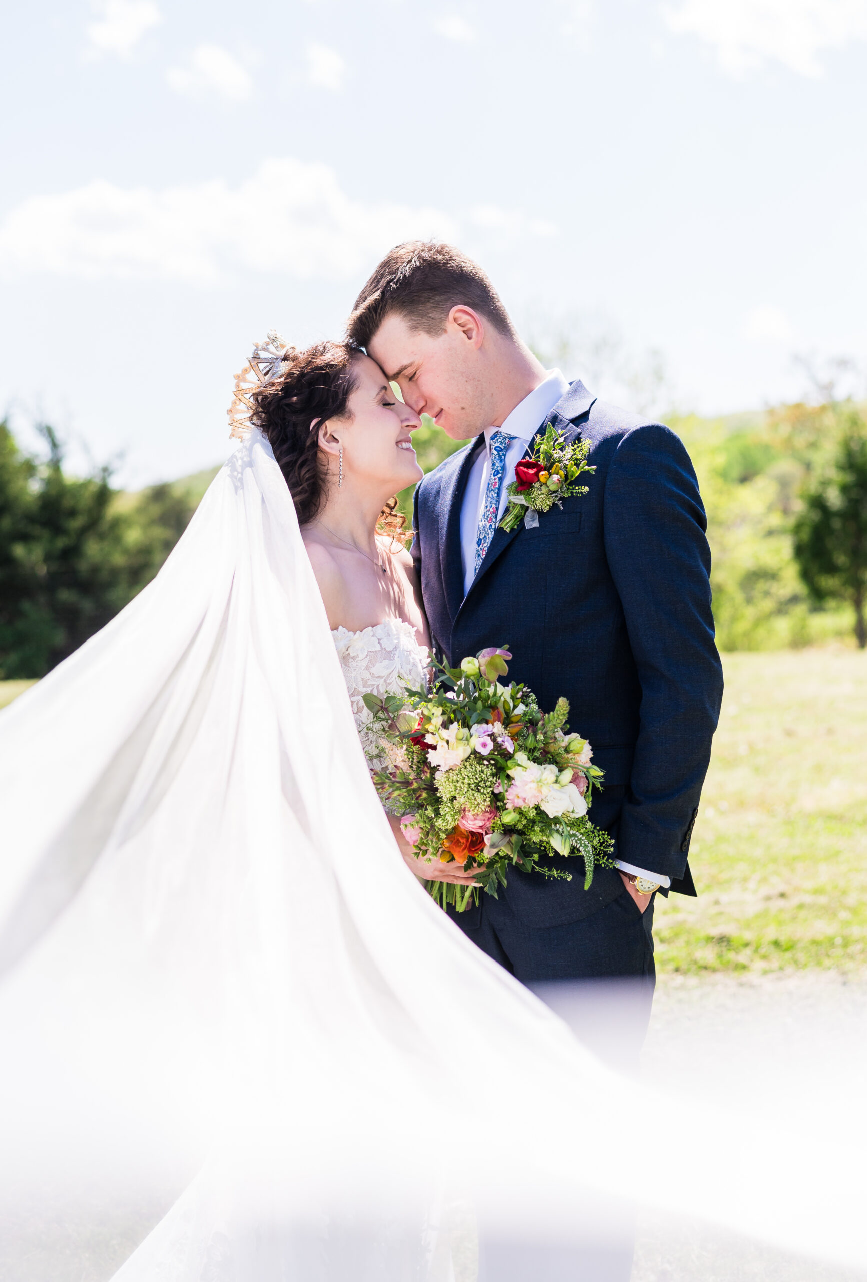 the winery at la grange spring wedding