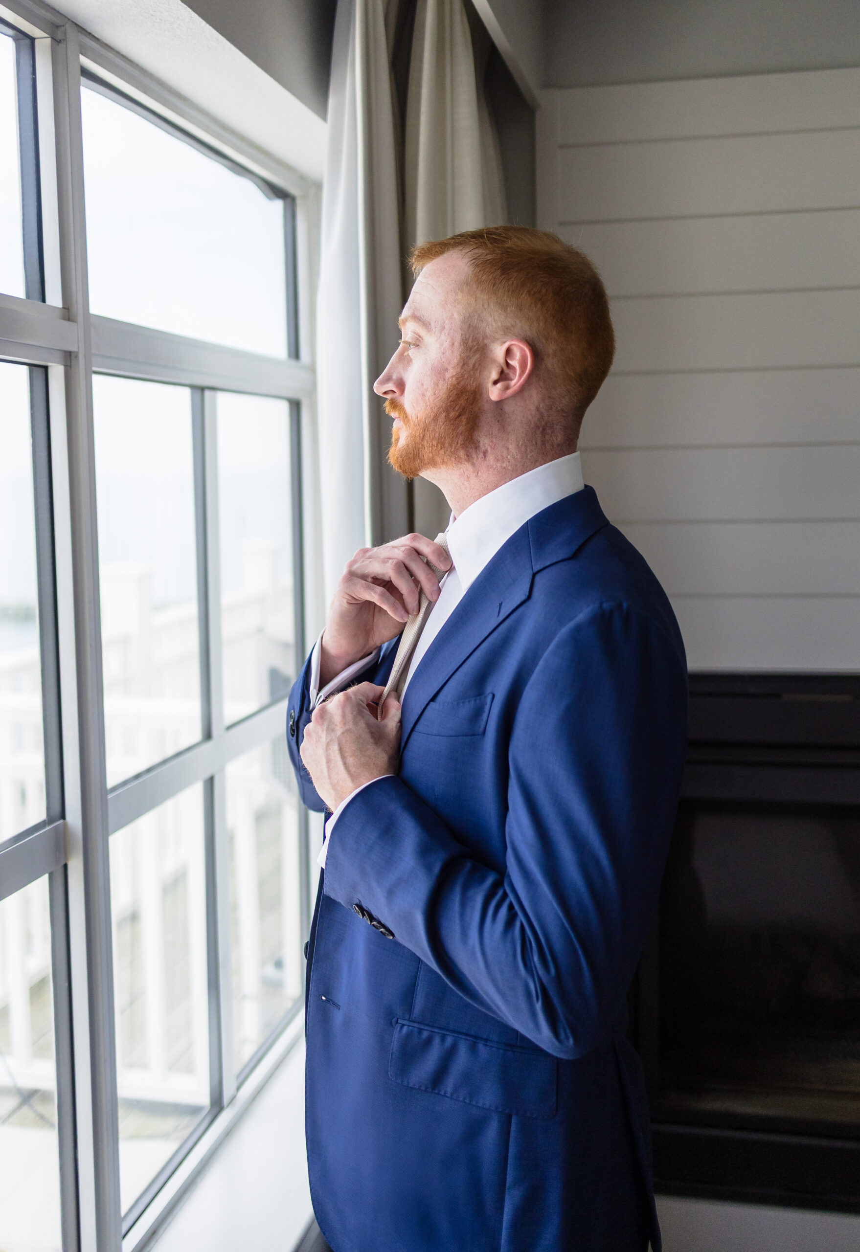 Groom wedding day attire 