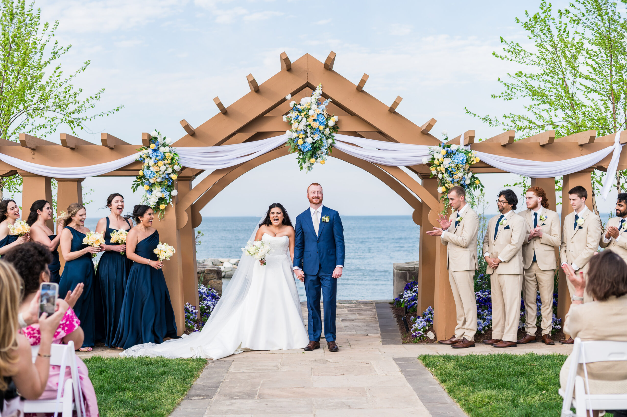 Waterfront wedding at Herrington on the Bay in North Beach Maryland